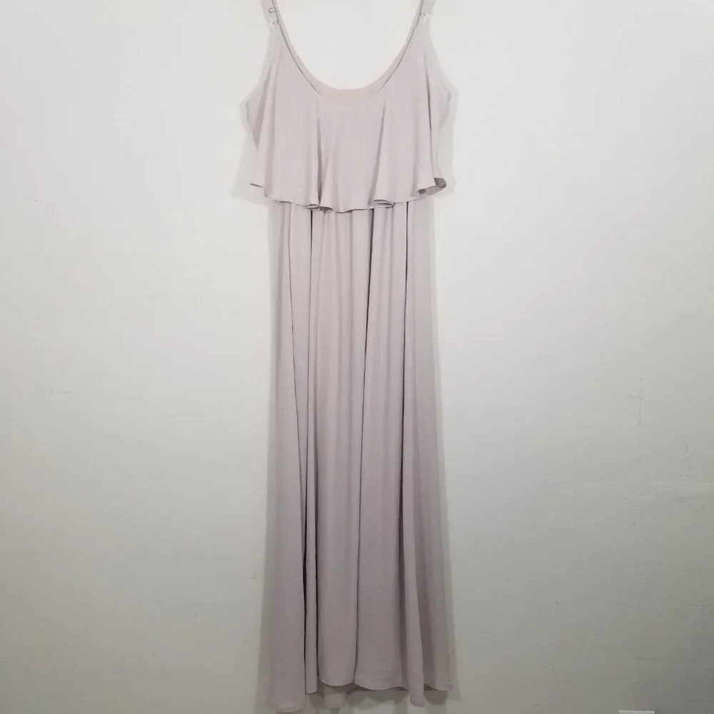 Show Me Your MuMu Caitlin Ruffle Maxi Dress Size M - Picture 5 of 7